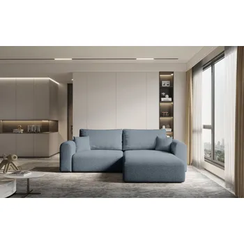 Sedací souprava Rohová rozkládací sedačka KARO - světlemodrá - Abriamo 13