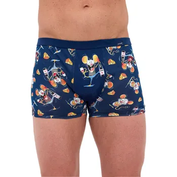 Boxerky Cornette Tattoo 280/249 Mousse M Modrá