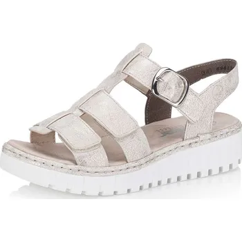 Dámské sandále Dámské sandály RIEKER V1361-60 béžová S5 37