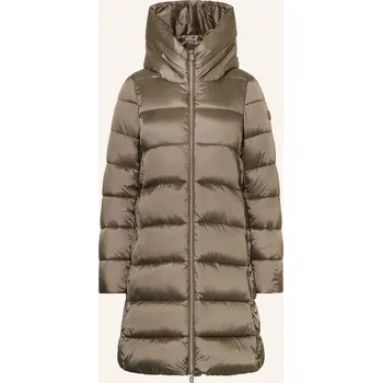 Dámský kabát Save The Duck Dámský Prošívaný Kabát Lysa, hnědá, 42