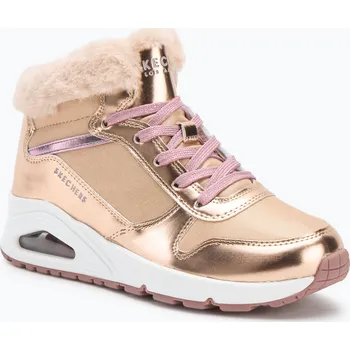 Dívčí tenisky Dětské boty SKECHERS Uno Cozy On Air rose gold