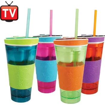 Svačinový box Snackeez - vychytaný kelímek na dobroty Barva: Růžová