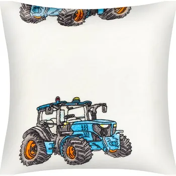 Dekorativní polštářek Bellatex Polštářek ELLÍK - dětský motiv Modrá,Šedá,Bílá