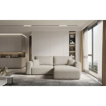 Sedací souprava Rohová rozkládací sedačka KARO - béžová - Abriamo 03 - 22258