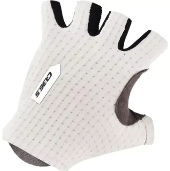 Cyklistické rukavice Q36.5 Cyklistické rukavice krátkoprsté - DOTTORE PRO SUMMER GLOVES - bílá