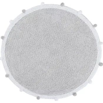 Koberec Lorena Canals Pro zvířata: pratelný koberec Bubbly šedá 120x120 (průměr) kruh - SLEVA 3% s kodem radost25