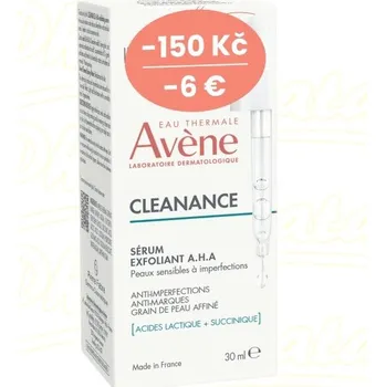 Pleťové sérum AVENE Cleanance A.H.A Exfoliační sérum 30ml SLEVA