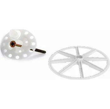 Tepelná izolace Přítlačný talíř pro upevnění izolace primer: Ø60 mm, otvor: Ø5,5 mm 1.5 - TD060