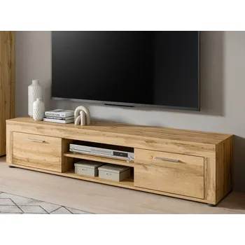 Televizní stolek TV skříňka Jana, 160 cm, dub wotan