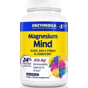 Magnesium Mind ATA-Mg 350 mg, 60 kapslí Enzymedica