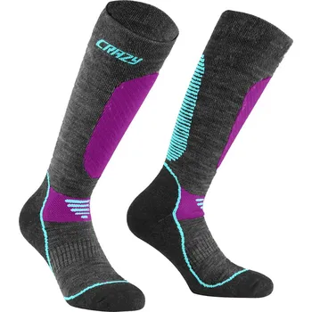 Pánské ponožky Ponožky CRAZY CRAZY WOOL SOCKS Uni velikost 35-38