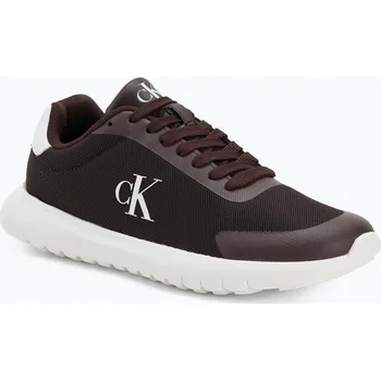 Dámské tenisky Dámské boty Calvin Klein YW0YW01750 3 Eva Runner Mesh MG brown out/green haze