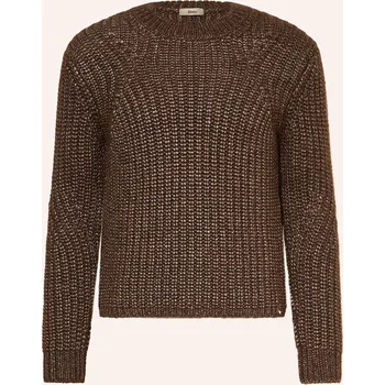 Dámský svetr Herno Dámský Svetr S Alpakou, hnědá, 36