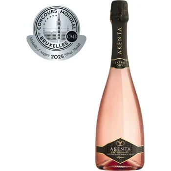 Cantina Santa Maria La Palma AKÈNTA ROSÈ CAGNULARI I.G.T. šumivé Extra Dry růžové 2022 12 % 0,75 l (holá lahev)