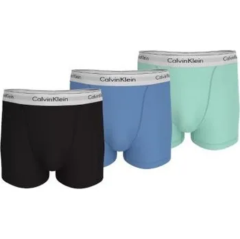 Boxerky Pánské boxery Calvin Klein NB4286 RELAXED TRUNK modrá L