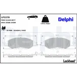 Sada brzdových destiček, kotoučová brzda Delphi LP3278