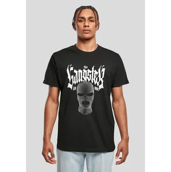 Pánské oblečení Pánské tričko The Gangster In Me - černé Mister Tee černá 2640185