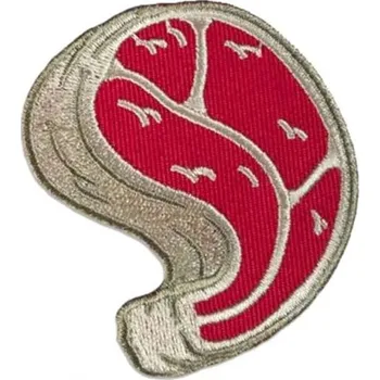 NÁŠIVKA THE DUDES Steak Patch - červená + při osobním odběru 113 Kč