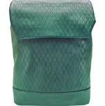 Tmavě zelený dámský batoh se vzorem Polly