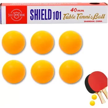 Pingpongový míček Pingpongové míčky oranžové 6 ks