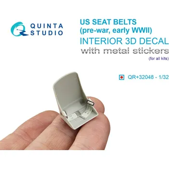 Plastikový model 1/32 Pre-war/early WWII US fighter seatbelts