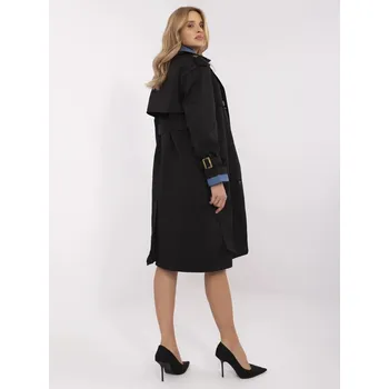 Dámský kabát Dámský černý kabát, jedna velikost i523_5906694024047