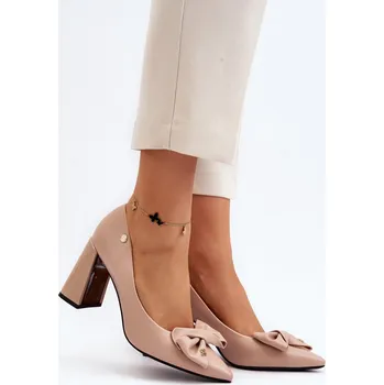 Dámské lodičky Lodičky na jehlovém podpatku s mašličkou Step in style, 39 i240_193388_2:39