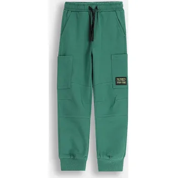 Dětské bavlněné tepláky Coccodrillo ZC5120103XBK zelená 77X, vel. 92