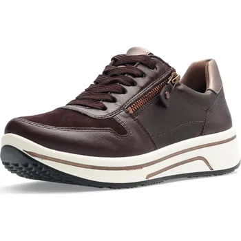 Dámské tenisky ARA dámské tenisky širší kožené vínové | 12-27540-18 Sapporo Velikost: 38.5