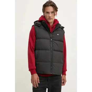 Dámská vesta Péřová vesta Tommy Jeans DM0DM20465 černá 99X, vel. S