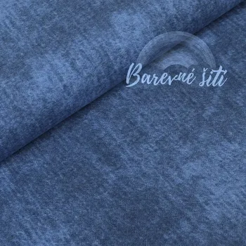Úplet JEANS MODRÁ NEW (E) (Úpletová kolekce jeanskového vzhledu)