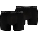 Pánské boxerky PUMA BASIC BOXER 2P 88886958 BLACK/BLACK M