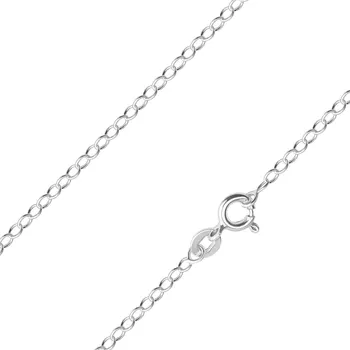 Řetízek Řetízek ze stříbra 925 - jednoduchá oválná očka, šířka 2 mm, délka 450 mm