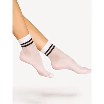 Dámské punčochy Vysoké punčochy Gatta s pruhovaným lemem, universal i240_213342_2:universal