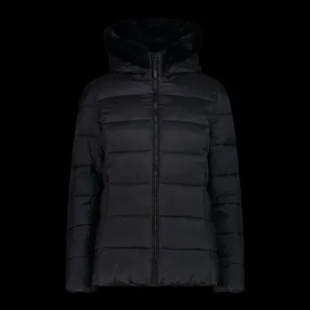 Dámská bunda CMP dámská zimní bunda s kapucí sportovní zateplená černá (34K0036F/U901) 42