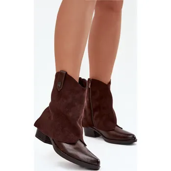 Dámská zimní obuv Boty na podpatku model 217811 Step in style 40