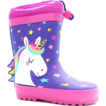 Dívčí holínky WINK ZATEPLENÉ HOLINY BD52026 JEDNOROŽEC (24) - 5998559460671