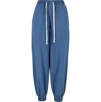 Dámské kalhoty Dámské kalhoty URBAN CLASSICS TB6816 SKYBLUE WASHED XXL