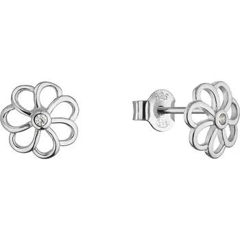 Šperk EVOLUTION GROUP CZ Stříbrné náušnice kytičky - 11755.1