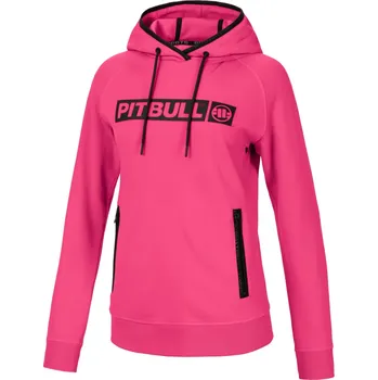Dámské oblečení PITBULL WEST COAST Dámská mikina GEORGIA - malinově červená - PWC_GEORGIA_RSZRED Velikosti: M
