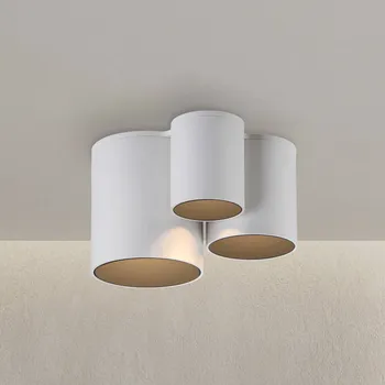 PURE LED stropní svítidlo do koupelny Point, bílé, délka 18 cm, 3 svítidla. bílá LED 26,7 W celkem - Doprava zdarma