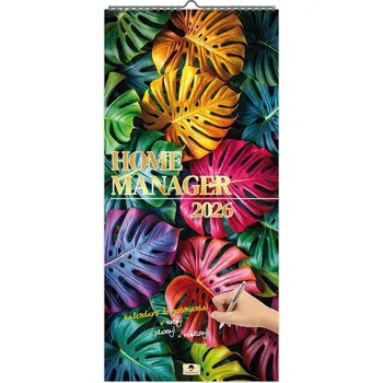 Kalendář Kalendarz 2026. Paskowy szeroki. Home Manager