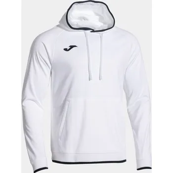 Pánská mikina JOMA COMBI PREMIUM MIKINA S KAPUCÍ UNISEX - Bílá, Tmavě modrá - velikost 2XS