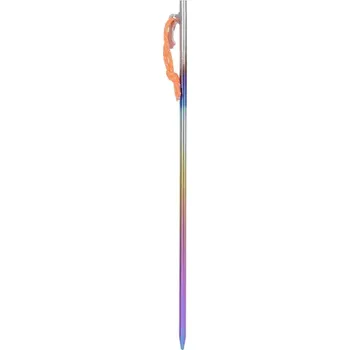 Stan Sada 6 ks stanových kolíků 40 cm z titanové slitiny Lehká odolná konstrukce Kempingové příslušenství pro stanování a outdoor