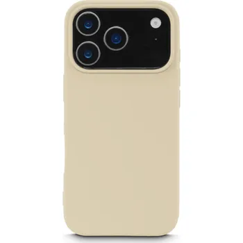 Pouzdro na mobilní telefon Hama Fantastic Feel, kryt pro Apple iPhone 17 Pro, hebký povrch, béžový