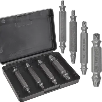 Spojovací materiál Vytahováky zalomených šroubů s poškozenou hlavou, oboustranné, 2,5-6 mm, 4 ks