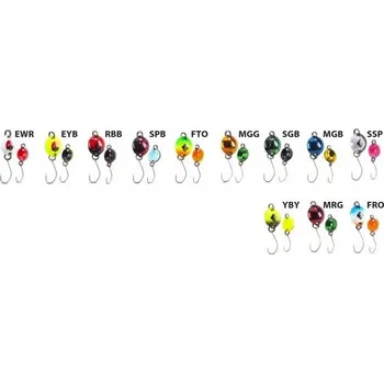 Iron Trout třpytka Button Spoon vzor FRO 1,8 g