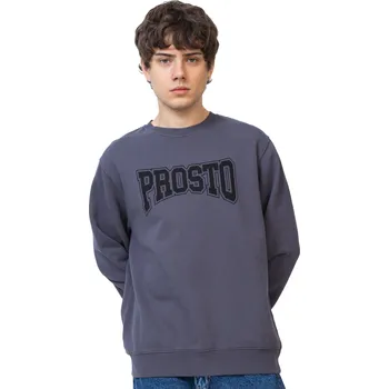 Pánská mikina Mikina Bez Kapuce Prosto College Black - L