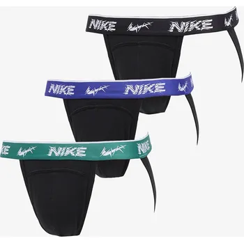 Boxerky Boxerky Nike DRI-FIT Everyday Cotton Stretch Jock Strap 3-Pack Black L