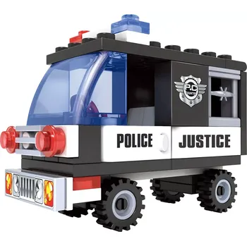 ostatní stavebnice Kompatibilní stavebnice BLOXO policie auto 48 ks